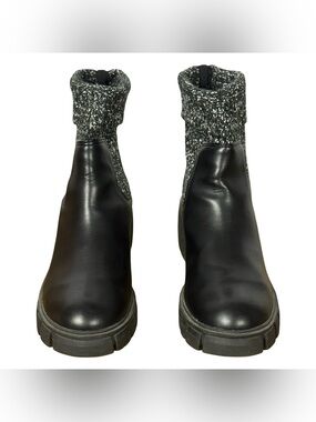 Universal Thread Keeley Chelsea Sweater Sock Boots Women's Size 8